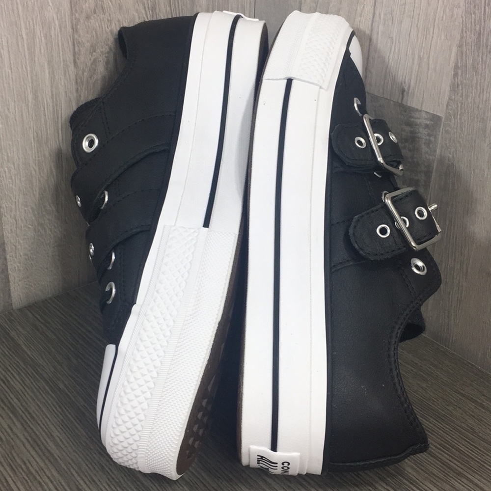 Converse CTAS BUCKLE OX black/black/white - Picture 5 of 8